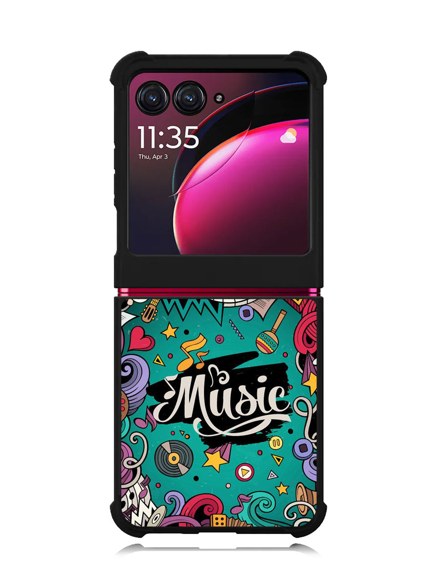 Music Art Motorola Moto Razr Plus 2023 , Moto Razr+ 2023 Case OV9381