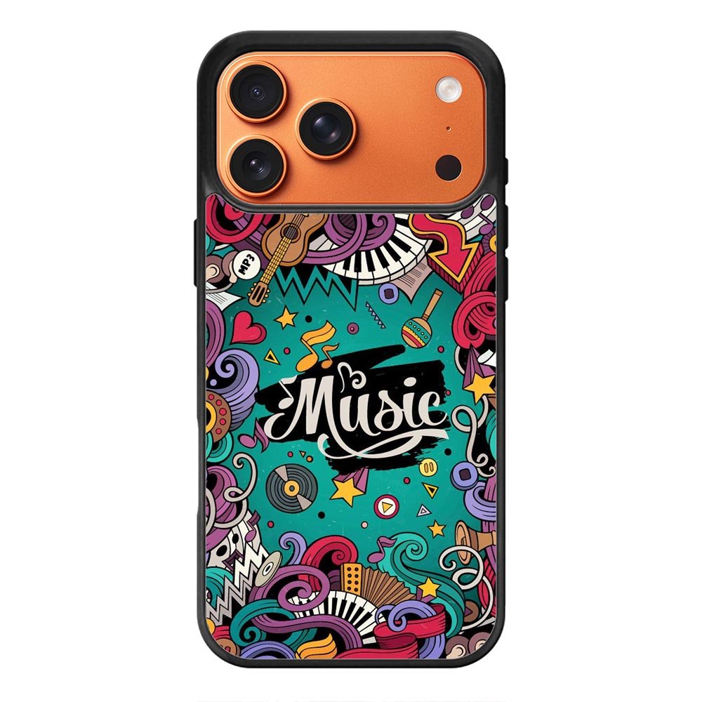 Music Art iPhone 17 Pro Max Case QC9381