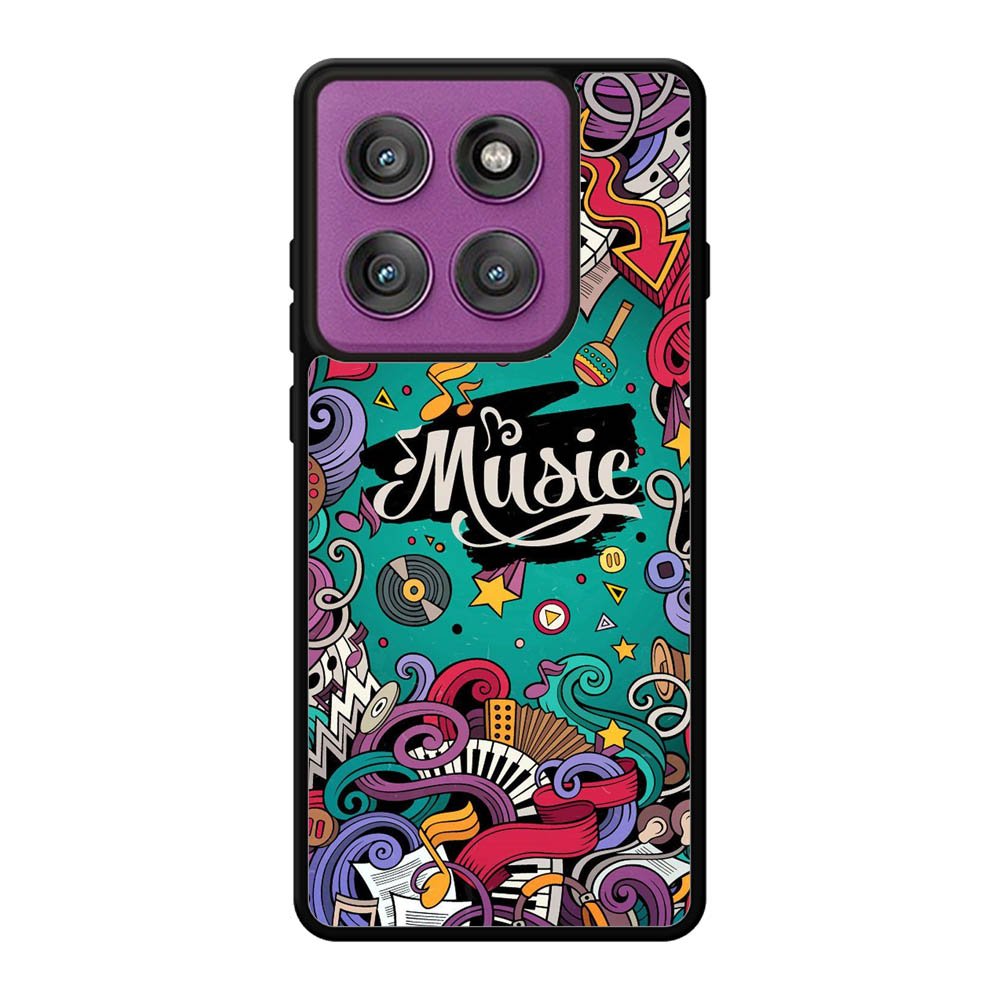Music Art Motorola Moto Edge 60 Pro Case QC9381