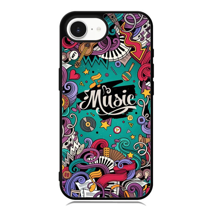 Music Art iPhone 16e Case OV9381