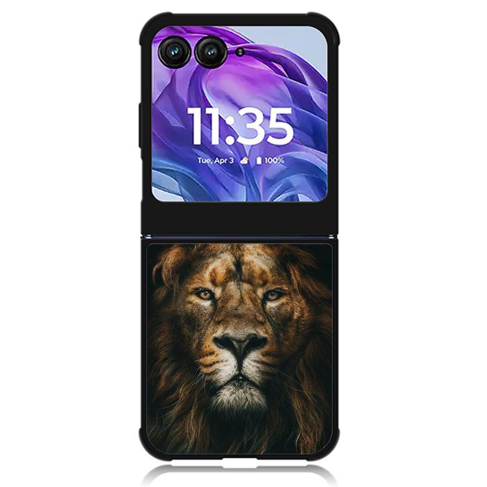 Lion Gold Motorola Moto Razr Plus 2024 , Moto Razr+ 2024 Case OV9365