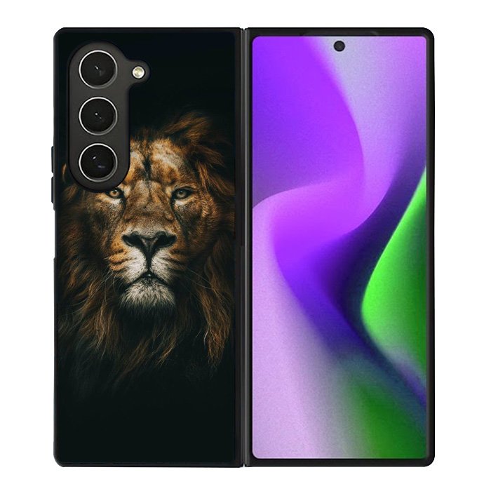 Lion Gold Samsung Galaxy Z Fold 6 5G 2024 Case OV9365