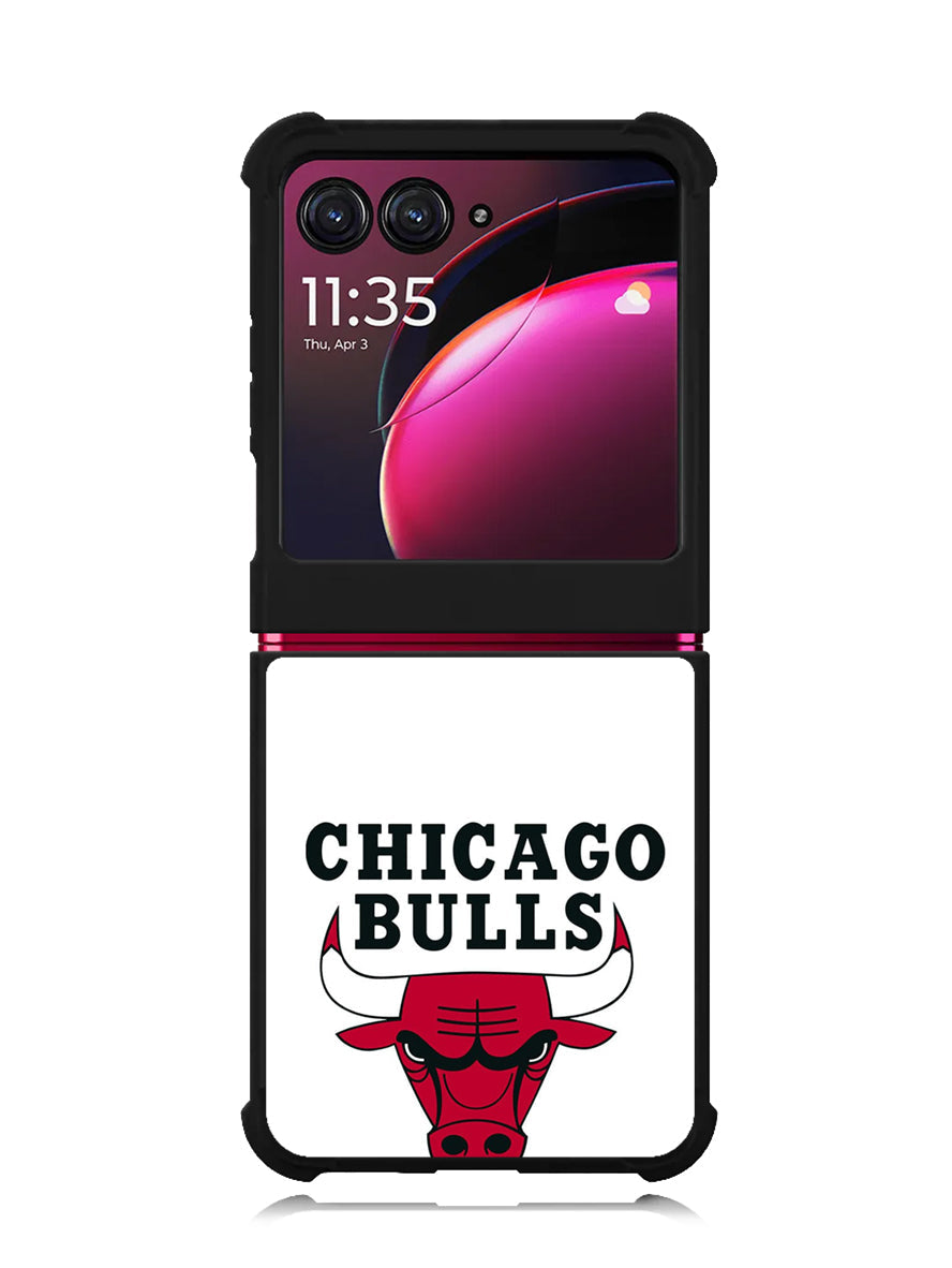 Chicago Bulls White Motorola Moto Razr Plus 2023 , Moto Razr+ 2023 Case OV9324