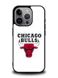 Chicago Bulls White iPhone 16 Pro Max Case QC9324