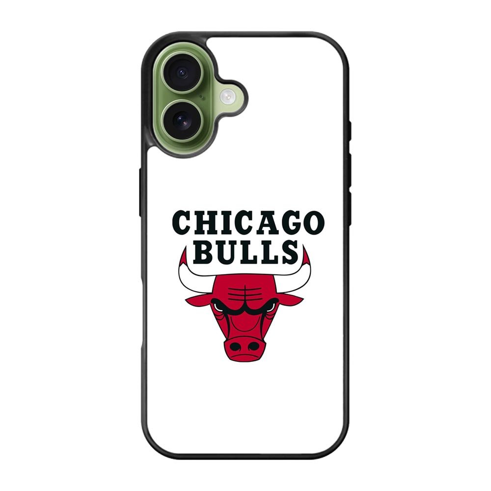 Chicago Bulls White iPhone 17 Case QC9324
