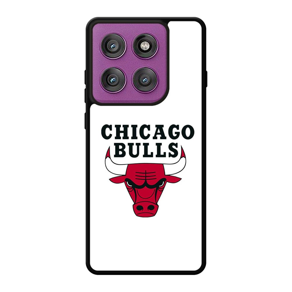 Chicago Bulls White Motorola Moto Edge 60 Pro Case QC9324