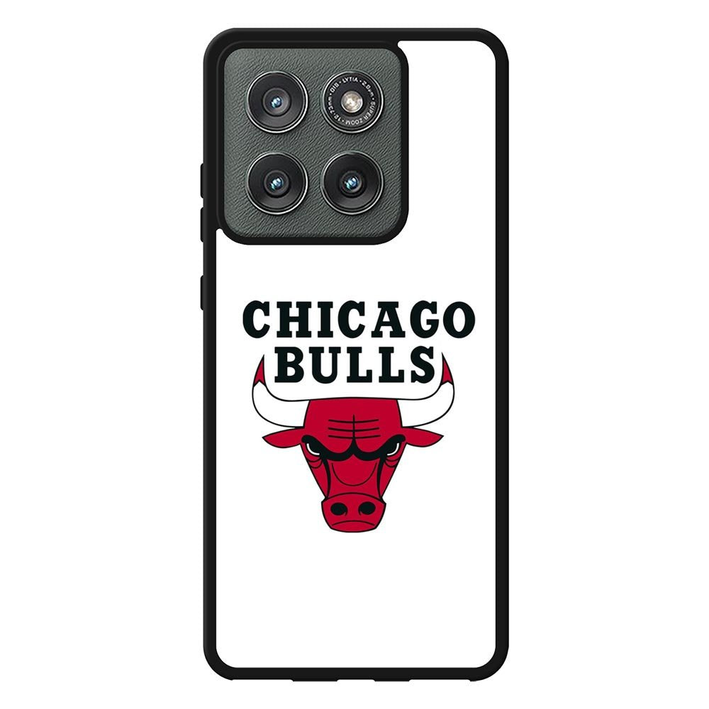 Chicago Bulls White Motorola Moto Edge 2025 Case QC9324