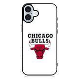 Chicago Bulls White iPhone 16 Case QC9324