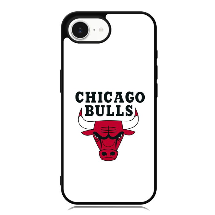 Chicago Bulls White iPhone 16e Case OV9324
