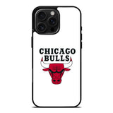 Chicago Bulls White iPhone 16 Pro Case OV9324