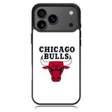 Chicago Bulls White iPhone 17 Pro Case RC9324