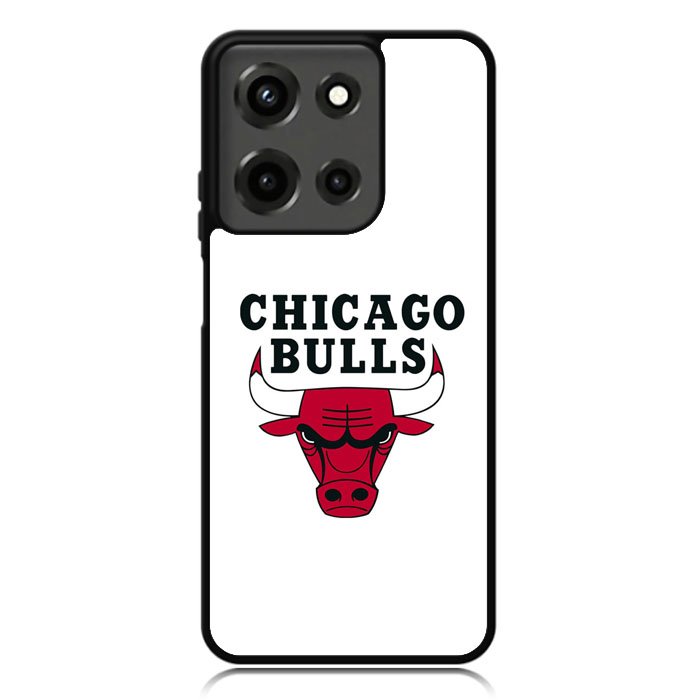 Chicago Bulls White Motorola Moto G 5G 2025 Case OV9324
