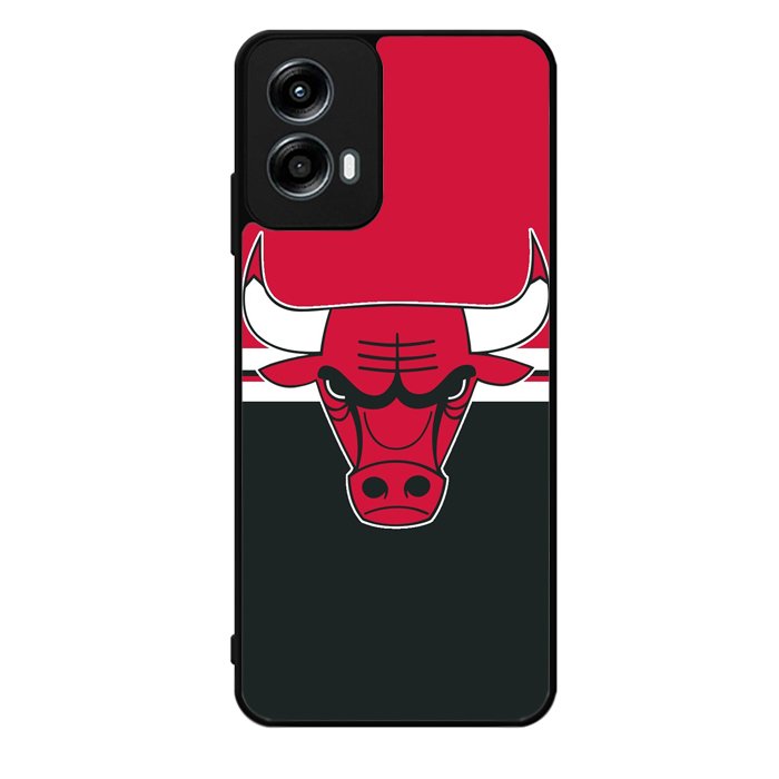 Chicago Bulls Logo Motorola Moto G Play 2024 Case OV9322