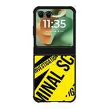 Criminal Scene Motorola Moto RAZR 2025 Case OV9329