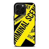 Criminal Scene iPhone 16 Pro Max Case OV9329