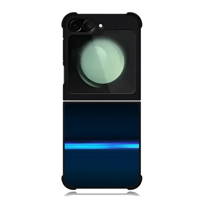 Line Blue Samsung Galaxy Z Flip 6 5G 2024 Case OV9363