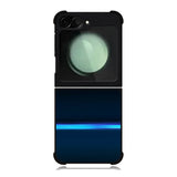 Line Blue Samsung Galaxy Z Flip 6 5G 2024 Case OV9363