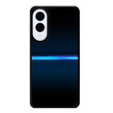 Line Blue Samsung Galaxy S25 Edge 5G Case OV9363