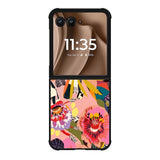 Floral Art Motorola Moto RAZR Plus 2025 Case OV9345