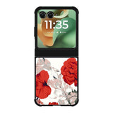 Big Red Peony Motorola Moto RAZR 2025 Case OV9317