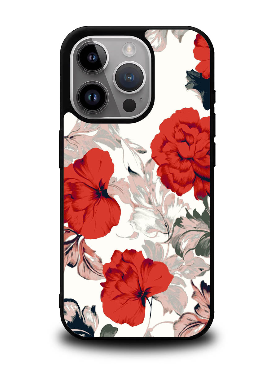 Big Red Peony iPhone 16 Pro Max Case OV9317