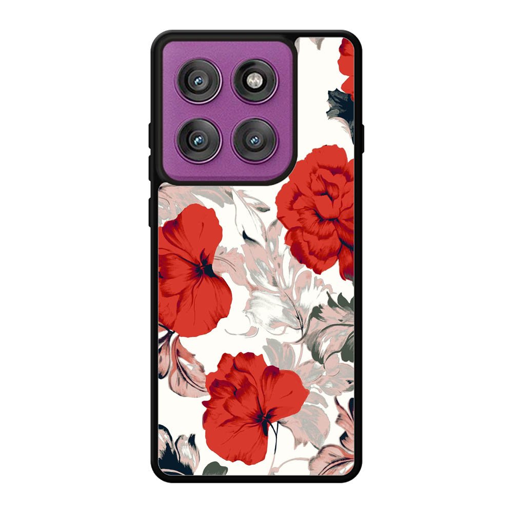 Big Red Peony Motorola Moto Edge 60 Pro Case OV9317