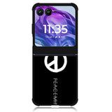 Peaceminusone Logo Motorola Moto Razr Plus 2024 , Moto Razr+ 2024 Case OV9389