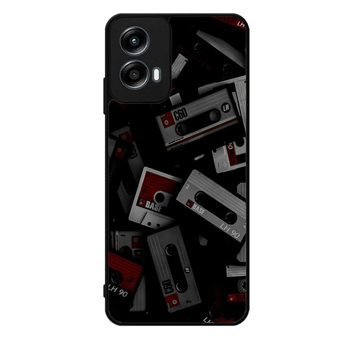 Retro Cassette Tape Motorola Moto G Play 2024 Case OV9395