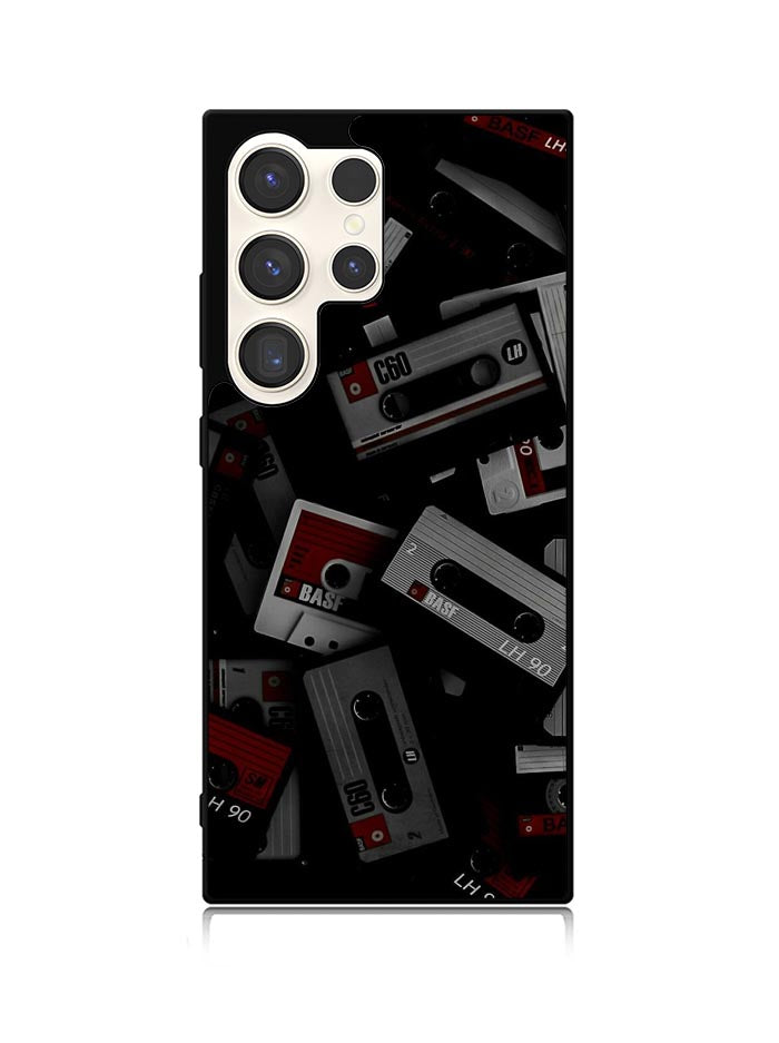 Retro Cassette Tape Samsung Galaxy S25 Ultra 5G Case QC9395