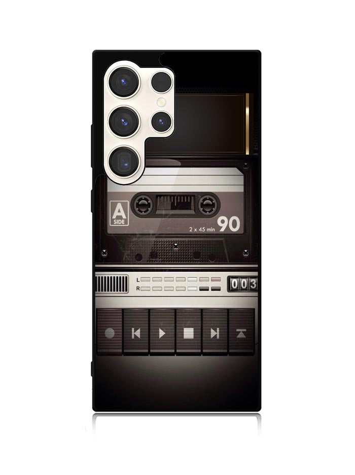 Retro Cassette Tape Samsung Galaxy S25 Ultra 5G Case QC9396