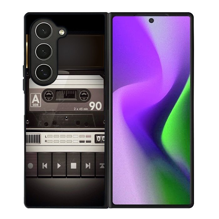 Retro Cassette Tape Samsung Galaxy Z Fold 6 5G 2024 Case OV9396