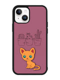 Cartoon Cute Cats iPhone 14 Plus Case QC9321