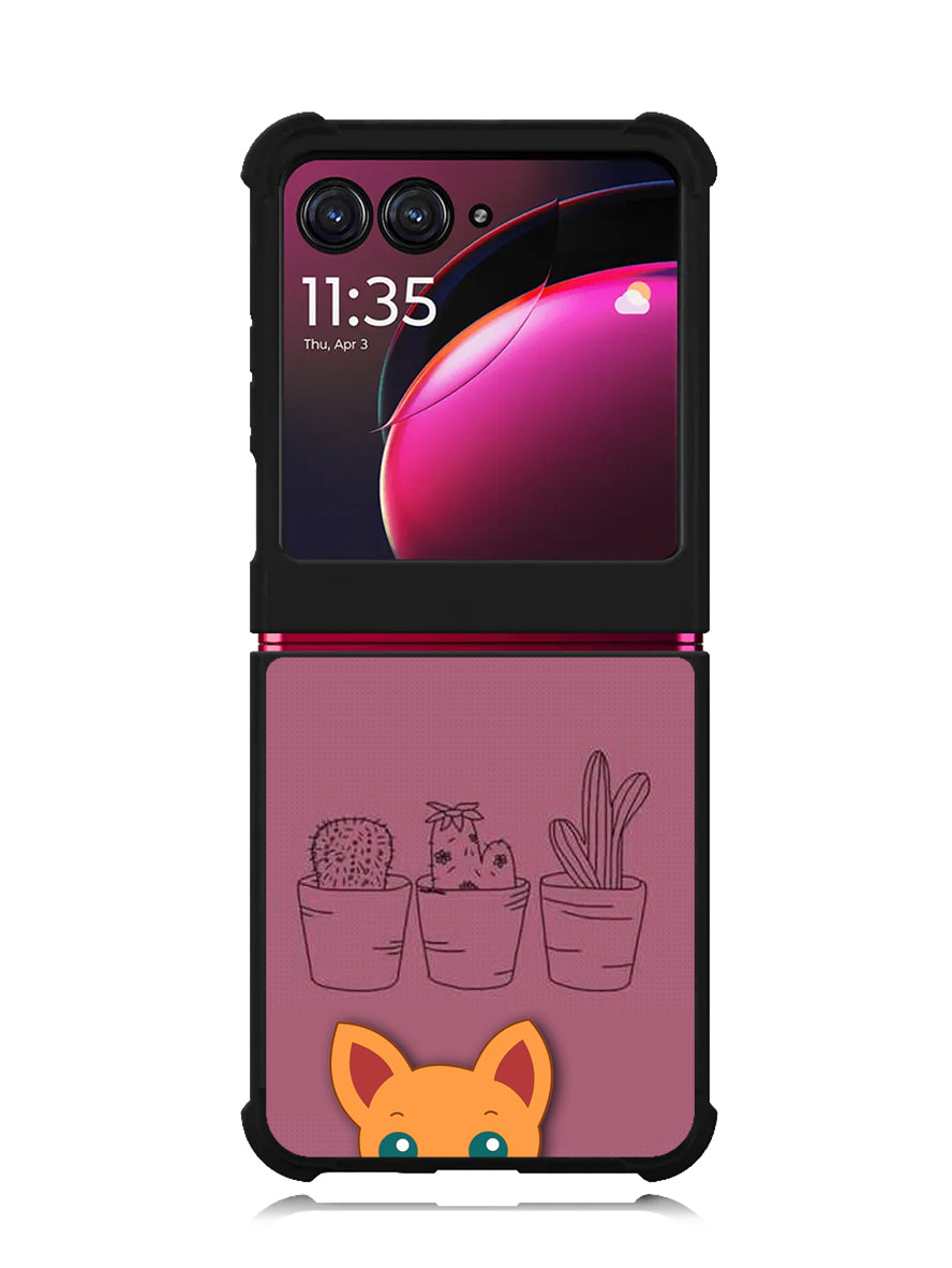 Cartoon Cute Cats Motorola Moto Razr Plus 2023 , Moto Razr+ 2023 Case OV9321