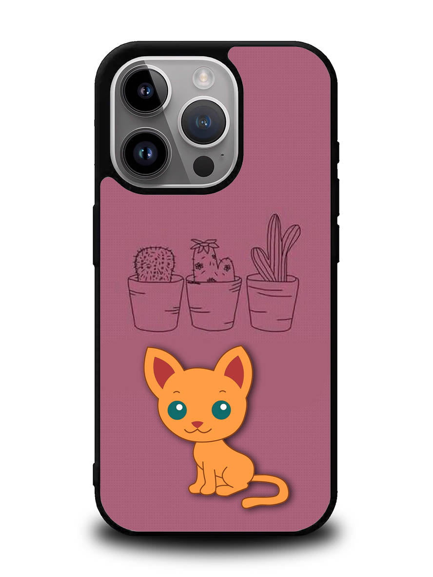 Cartoon Cute Cats iPhone 16 Pro Case OV9321