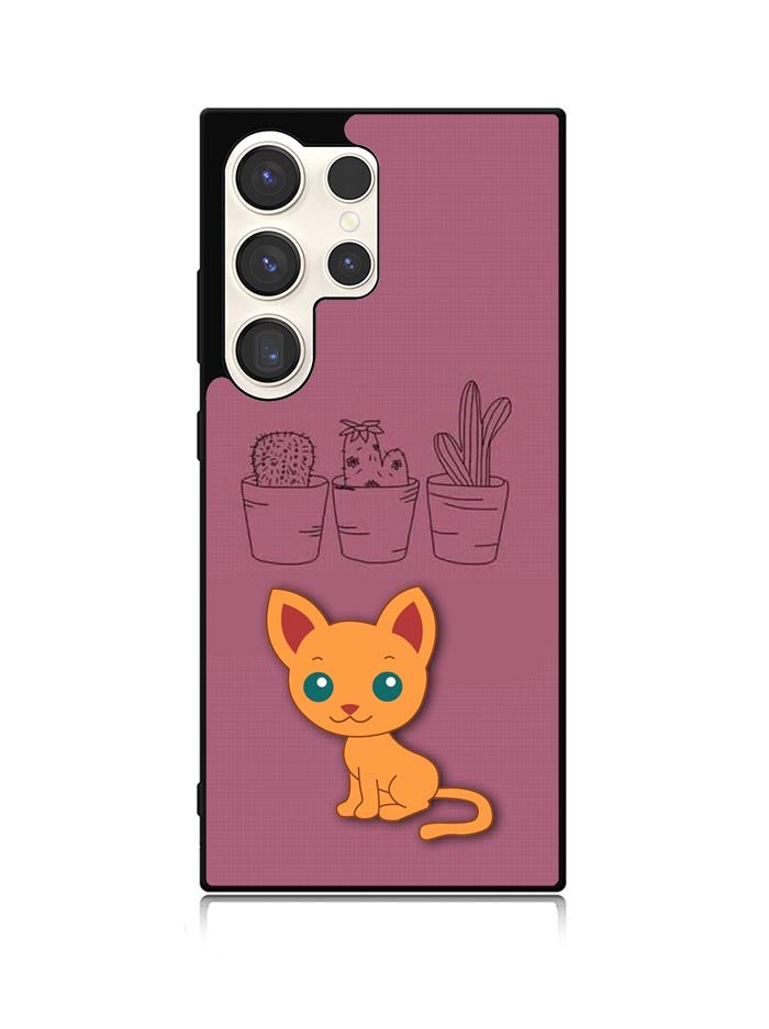 Cartoon Cute Cats Samsung Galaxy S25 Ultra 5G Case QC9321