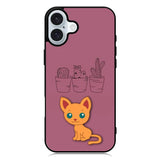 Cartoon Cute Cats iPhone 16 Case QC9321
