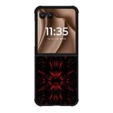 Aesthetic Red Motorola Moto RAZR Plus 2025 Case OV9313