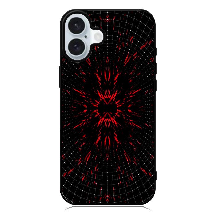 Aesthetic Red iPhone 16 Case QC9313