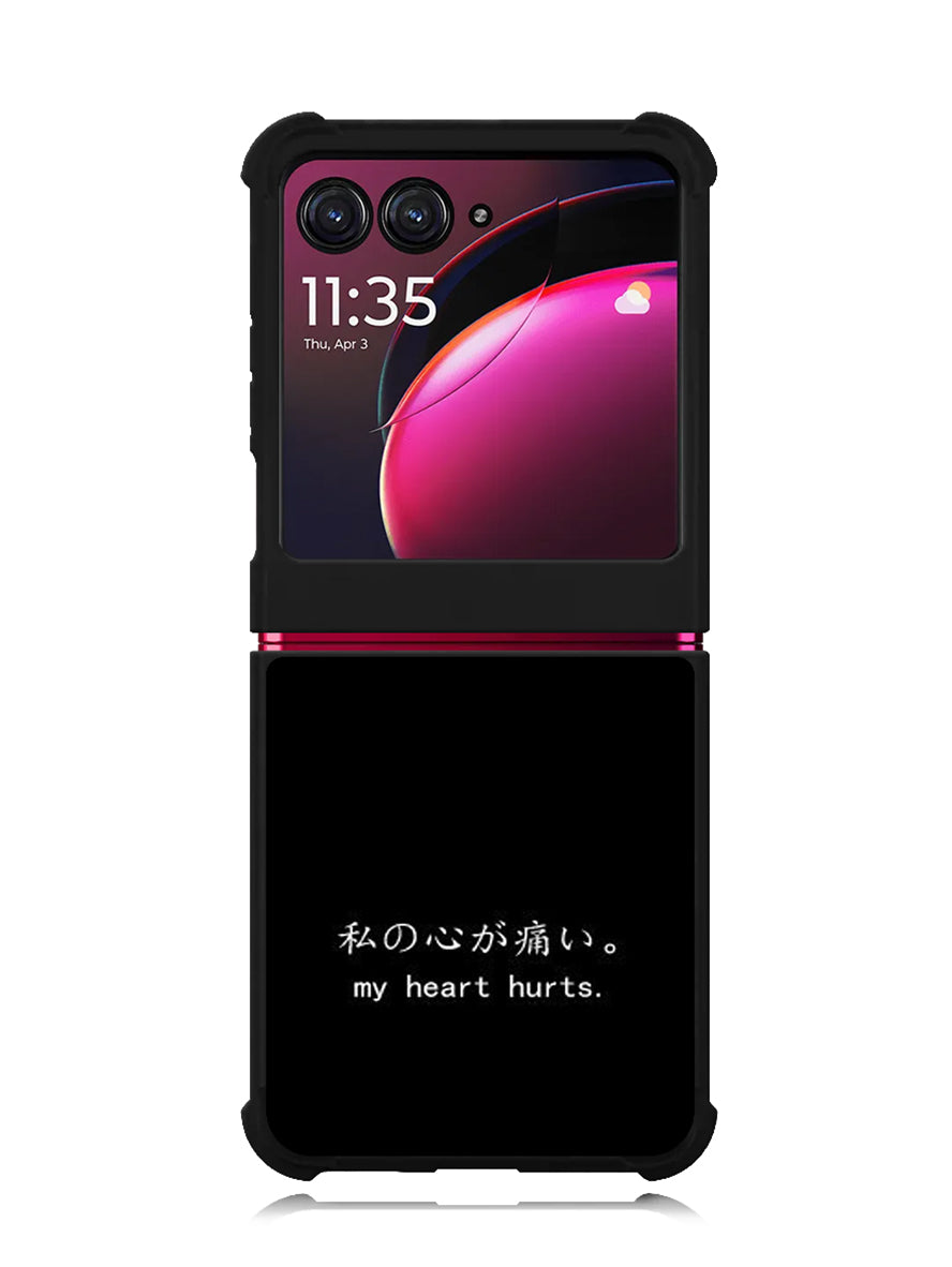 My Heart Hurts Motorola Moto Razr Plus 2023 , Moto Razr+ 2023 Case OV9382