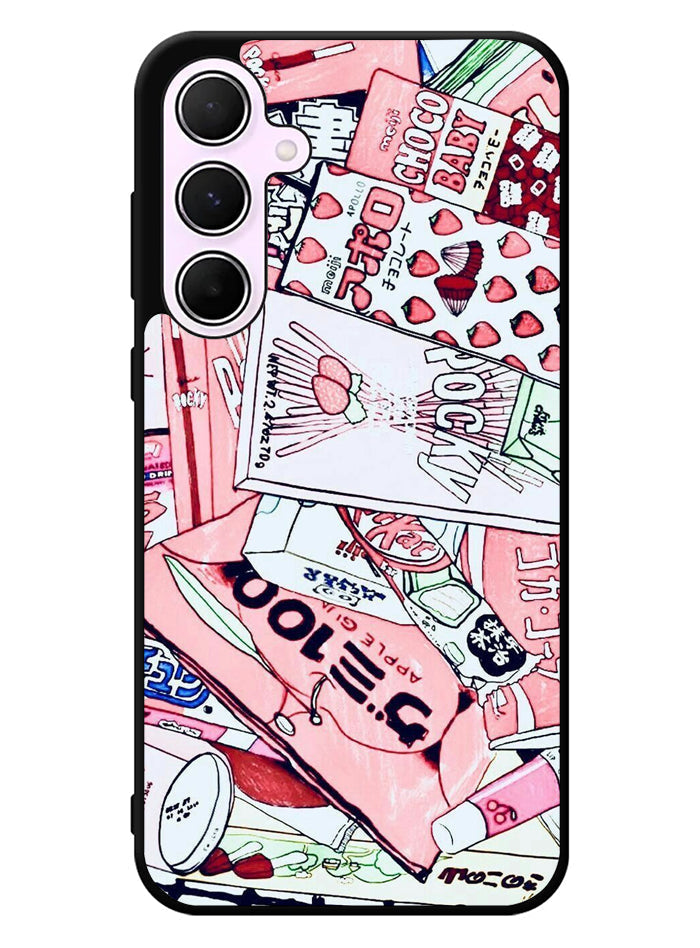 Japanese Pink Samsung Galaxy A35 5G Case