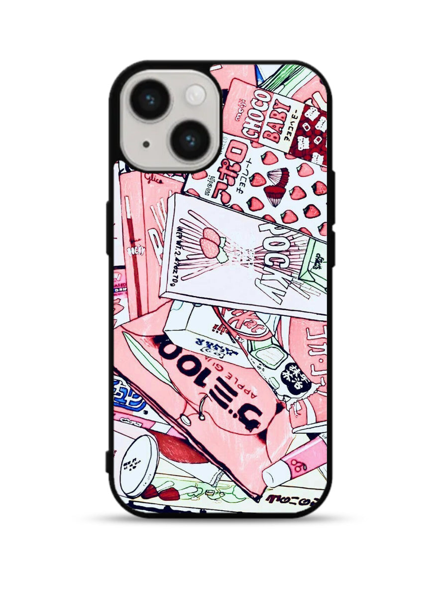 Japanese Pink iPhone 15 Plus Case