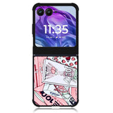 Japanese Pink Motorola Moto Razr Plus 2024 , Moto Razr+ 2024 Case