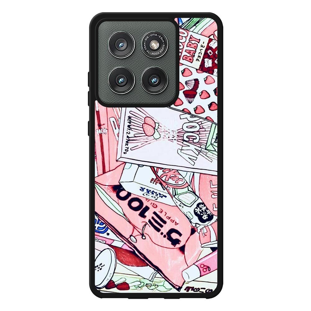 Japanese Pink Motorola Moto Edge 2025 Case