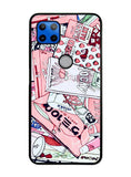 Japanese Pink Motorola Moto G 5G Case , Moto One 5G Ace Case