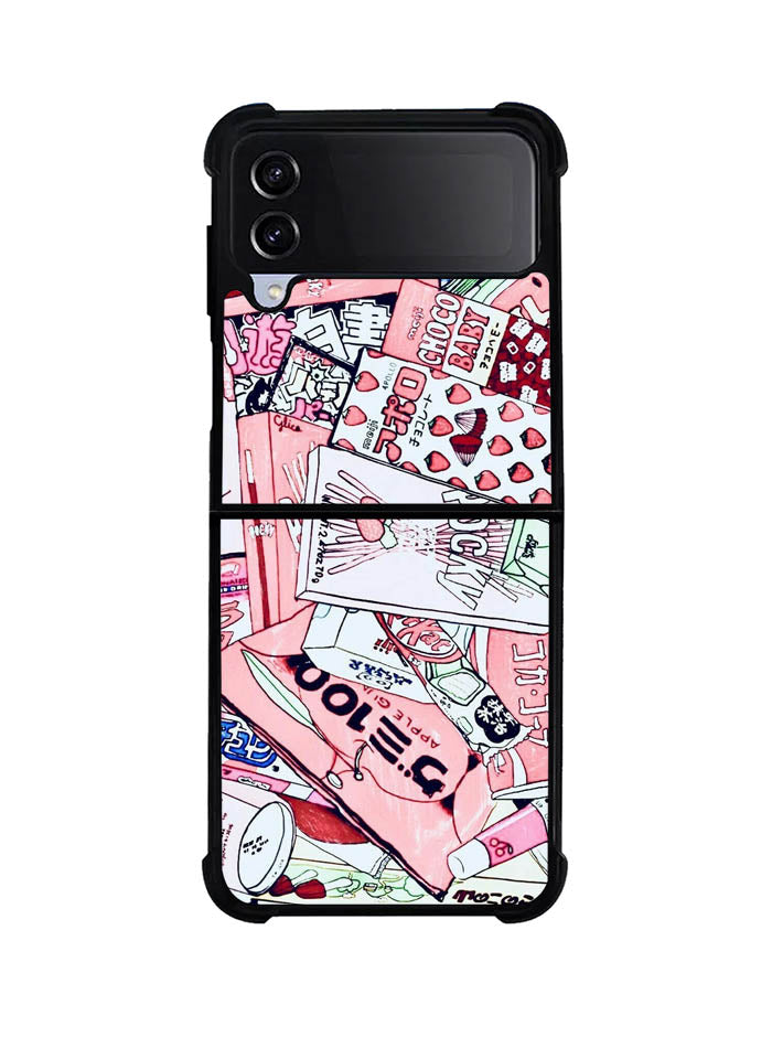 Japanese Pink Samsung Galaxy Z Flip 4 5G 2022 Case