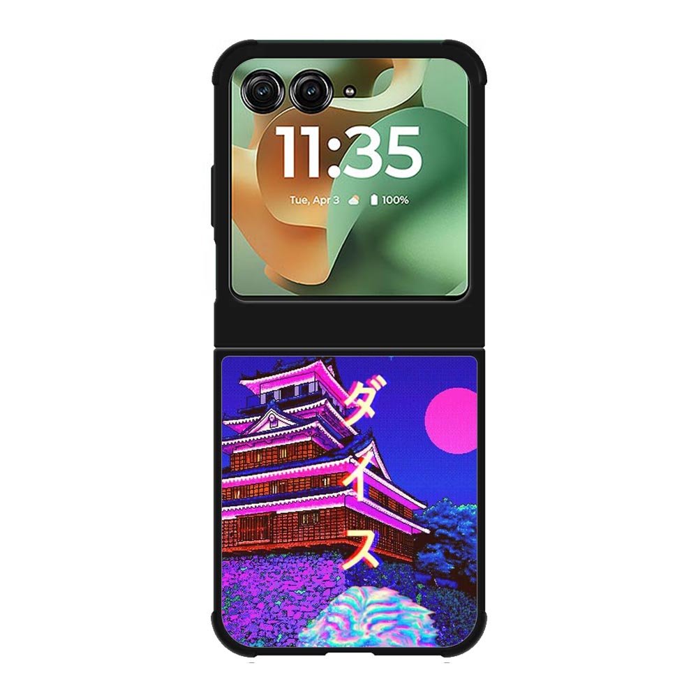 Japanese Vaporwave Motorola Moto RAZR 2025 Case OV9355