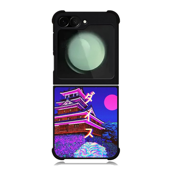 Japanese Vaporwave Samsung Galaxy Z Flip 6 5G 2024 Case OV9355