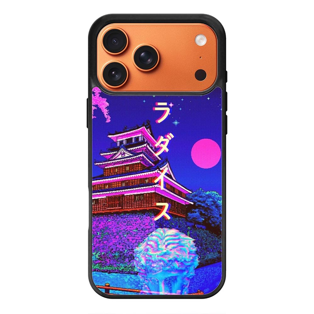 Japanese Vaporwave iPhone 17 Pro Max Case QC9355