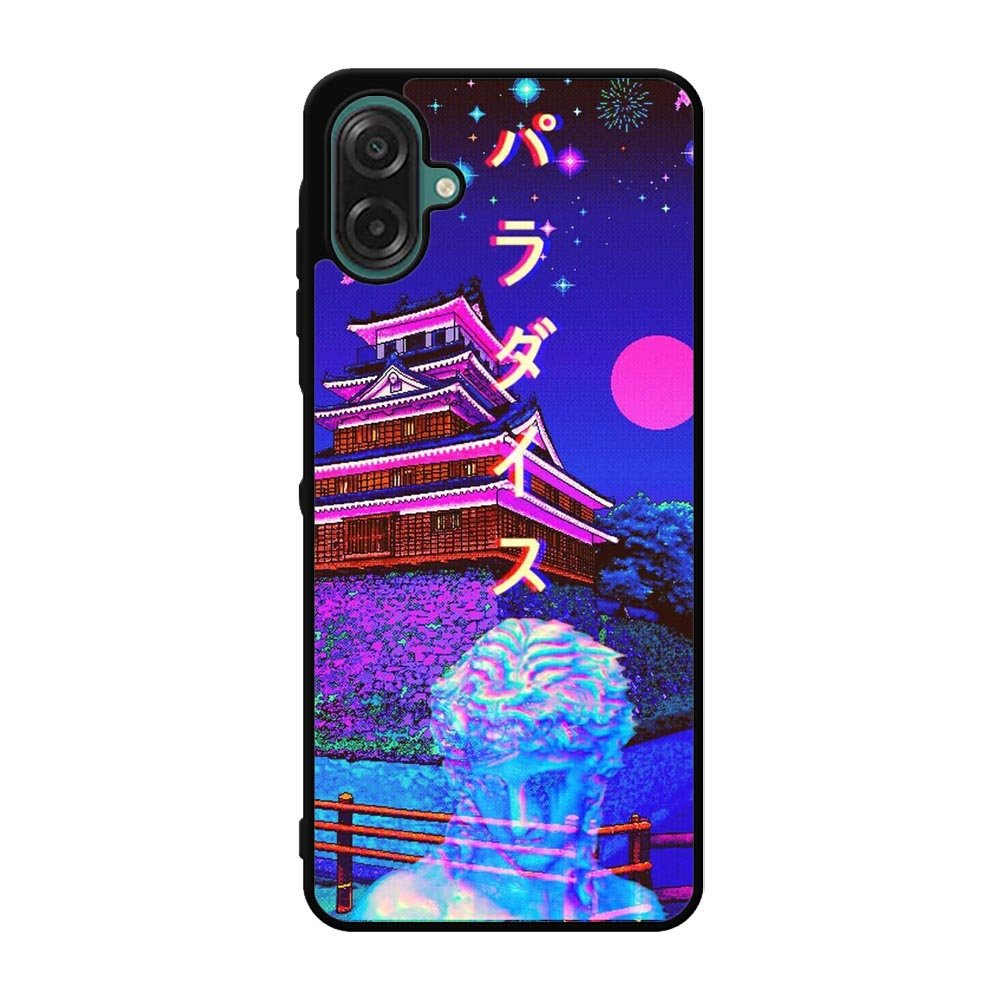 Japanese Vaporwave Samsung Galaxy A07 Case QC9355