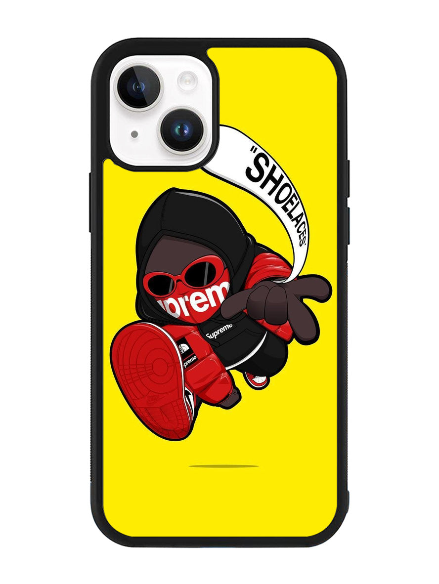 Shoelaces Sipreme iPhone 14 Case QC9399